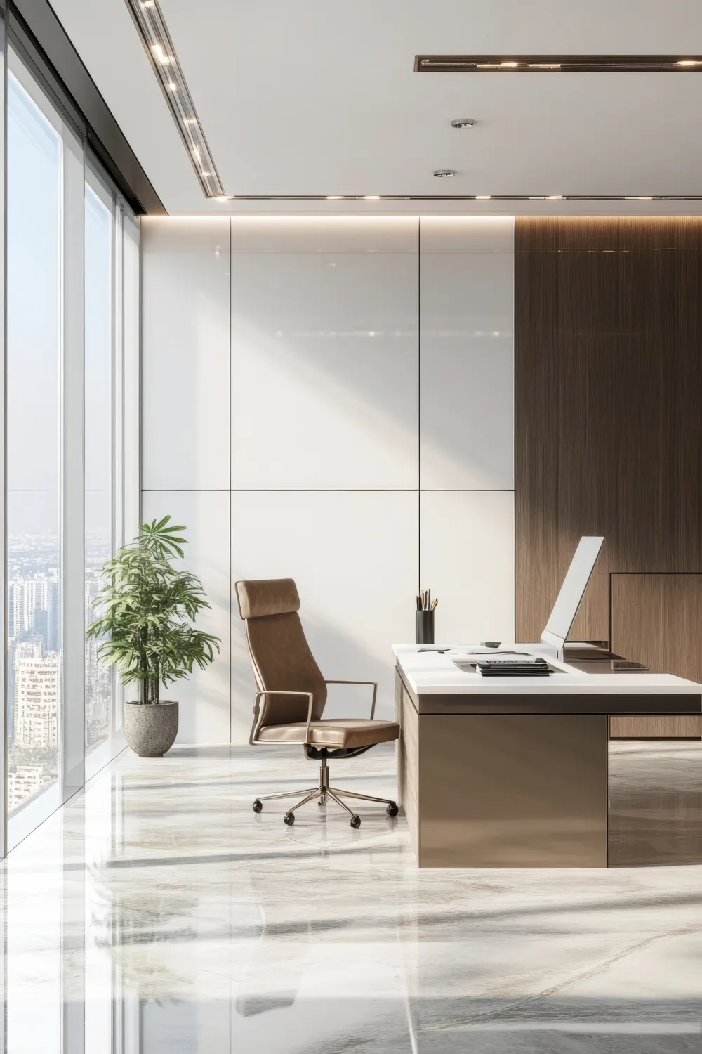 Clean commercial office space