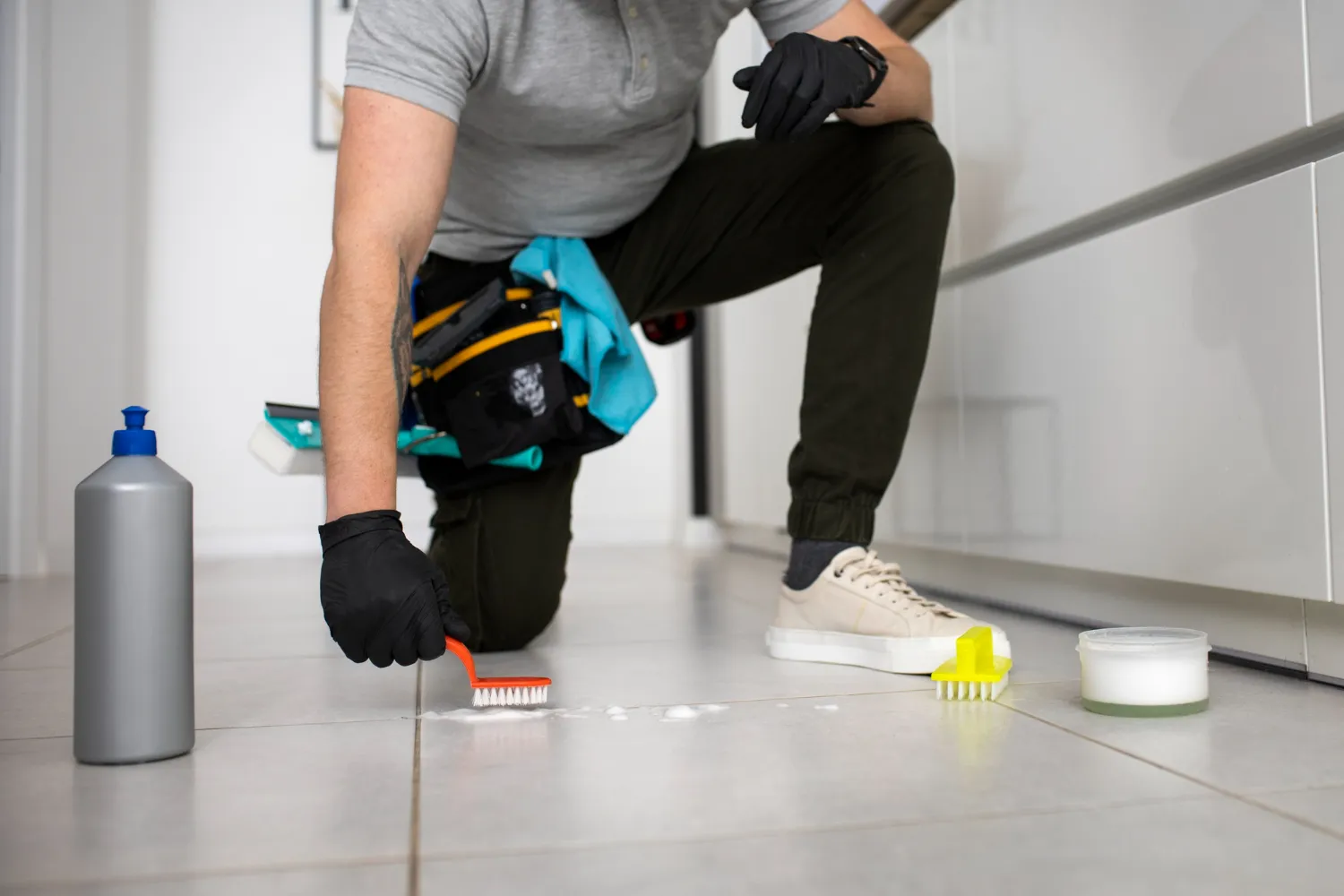 Post-construction cleaning service